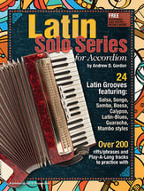 Latin Solo Series for Accordion piano sheet music cover